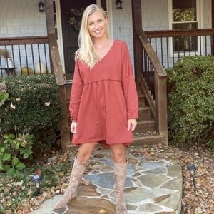 Long sleeve Tshirt dress